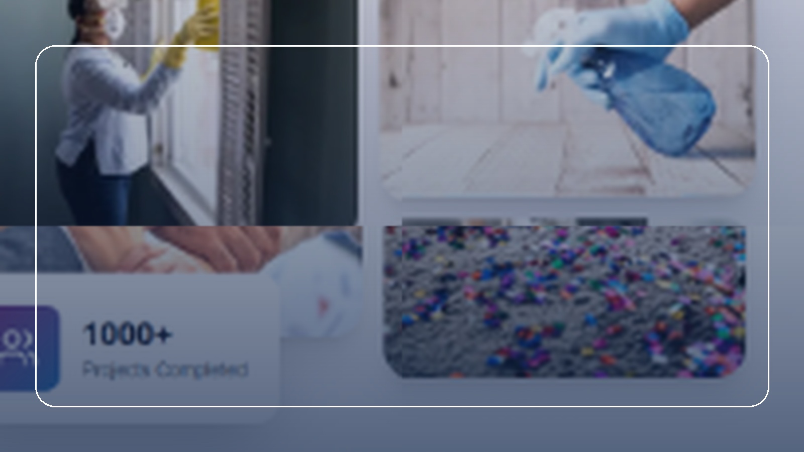 Residential cleaning banner